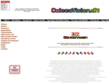 Tablet Screenshot of colecovision.dk